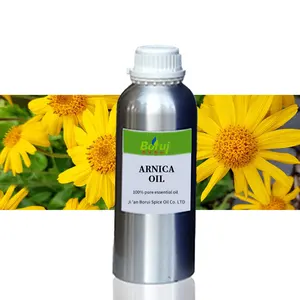 Fabricant d'huiles à base de plantes d'arnica biologique Vente en gros Huile de massage à l'arnica de qualité thérapeutique Huile essentielle 100% pure