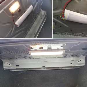 Bande lumineuse LED pour intérieur de voiture, camionnette, bus, caravane, camion, avec interrupteur marche/arrêt, lumières blanches, DC 12V/24V/12-80V, 1/2/4X 10W, 72 LED - Product Image 2