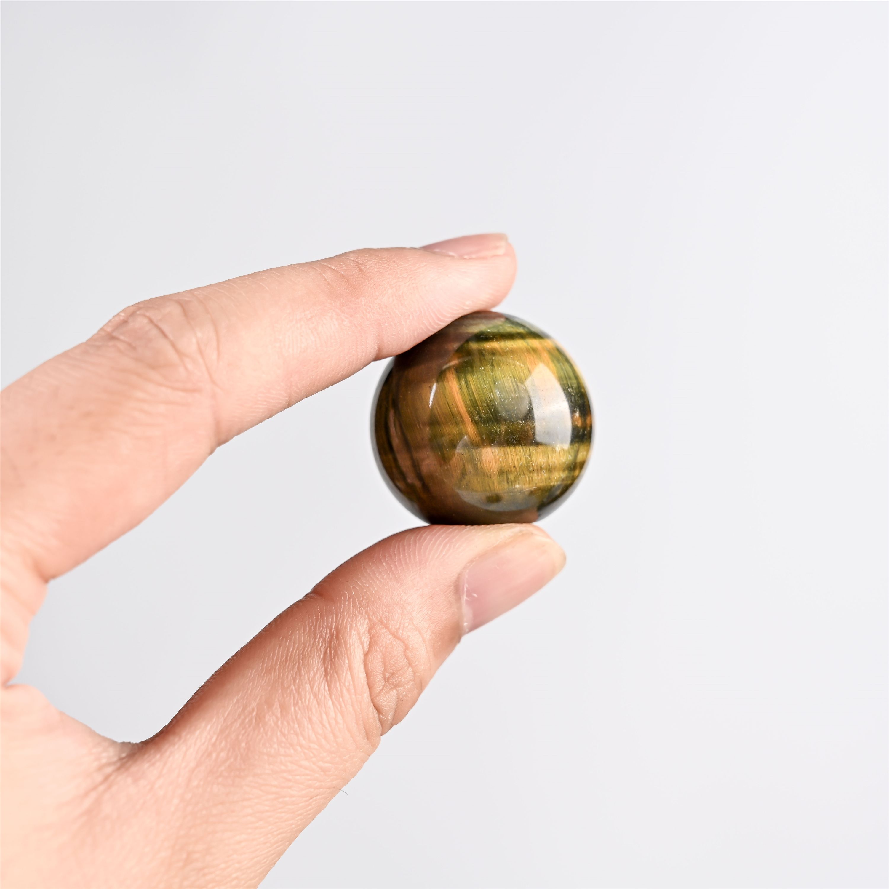 yellow Tiger eye sphere