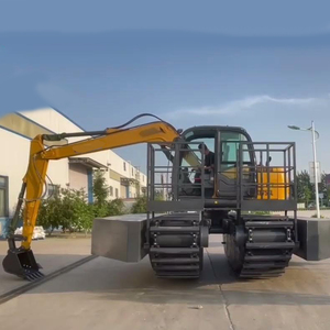 Excavadora Anfibia XE75SL de 8 Toneladas para Dragado, Miniexcavadora para Trabajos en Ríos, Zonas Húmedas y Pantanos - Product Image 1