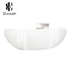 Mostrador de Recepción Semicircular de Fibra de Vidrio para Salón de Belleza, Estilo Personalizado, Fabricante, para Spa Médico y Estético - Product Image 5