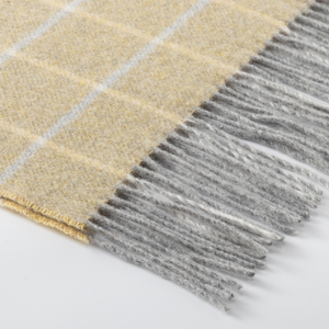 Dahai Trọng Lượng Nhẹ 130*170Cm Giá Rẻ 100% Lambswool 230gsm Tua Chăn Ném Cho Nhà - Product Image 3