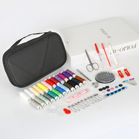 Usine directe 108 pièces Kit d'accessoires de couture Portable maison boîte à coudre ensemble outils de stockage en plastique pour couture cuir couture