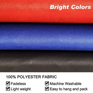 Cờ Tùy Chỉnh Đủ Màu Cờ Và Biểu Ngữ Tùy Chỉnh Bay Ngoài Trời 100% Polyester In Hai Mặt
