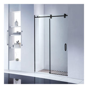 슬라이딩 강화 샤워 유리 문 욕실 현대 호텔 싱글 슬라이딩 유리 샤워 도어 샤워 스크린