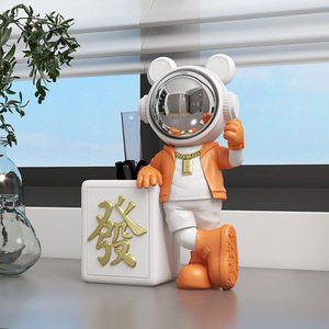 Ornamento in Resina Dipinto a Mano a Forma di Astronauta, Decorazione per Soggiorno, Direttamente dalla Fabbrica - Product Image 2