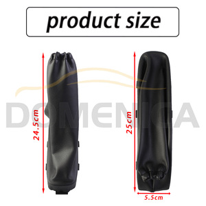 SUNDAY Handbrake Cover Black Leather Opel Astra G Zafira A Dust Cover Car <b>Interior</b> <b>Accessory</b> - Product Image 4