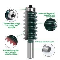 Fresa de encaje de dedos de 12 mm con vástago multi-diente, cortador de perfil para ranurado de empalmes ondulados para carpintería