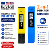Analyseur de qualité de l'eau en ligne, pH-mètre industriel, testeur de pH 02 EC TDS avec moniteur pour le contrôle de la qualité de l'eau