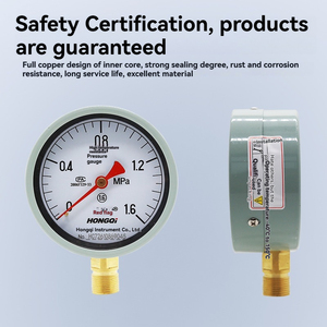 Các nhà sản xuất cung cấp YTH-100 xuyên tâm Đồng hồ đo áp suất phong vũ biểu chịu nhiệt độ 100mm đọc Đồng hồ đo áp suất - Product Image 5