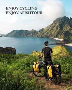 Échantillon gratuit de sacs de vélo pour vélo, sac de selle de vélo imperméable avec réflecteur, housse de pluie et bandoulière - Product Image 3