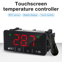 En gros Thermostat numérique écran tactile régulateur de température régulateur de température capteur NTC relais brassage incubateur
