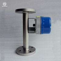 Rotámetro Metálico con Conexión de Brida Roscada, Material SS316L para Resistencia a la Corrosión, Medidor de Flujo con Rotor de Tubo Metálico