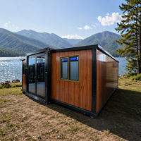 Maison conteneur préfabriquée extensible de haute qualité de 40 pieds ou 20 pieds, cabane résidentielle modulaire moderne
