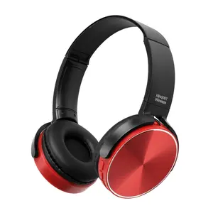 Hot Sale Red Waterproof Bluetooth Headset Bluetooth V5.0 Earphone Wireless Headphone