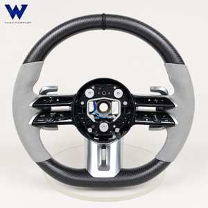Volante de Fibra de Carbono Mate Personalizado para Mercedes Benz AMG Performance <span class=keywords><strong>Clase</strong></span> <span class=keywords><strong>E</strong></span> y <span class=keywords><strong>Clase</strong></span> G, Agarre Antideslizante Personalizado - Product Image 1