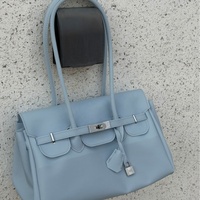 Sac fourre-tout à bandoulière en PVC style horizontal, motif Jelly Firkin, avec fermeture à sept caractères, article tendance estival