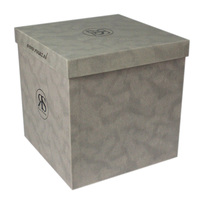 Caja de Papel Rígido Plegable de Lujo Moderna y Reciclable para Velas, de 2 Piezas, con Tapa y Base, Recubrimiento UV, Laminación Brillante, Grabado en Relieve, Personalizable
