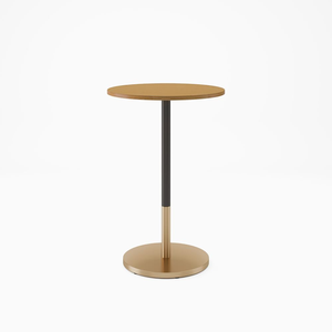 Contemporary Farmhouse Style <b>Bar</b> <b>Table</b> Sustainable Wood and Metal Home Centerpiece for Small Spaces Versatile for <b>Kitchen</b> Use - Product Image 3