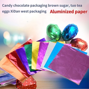 Giấy Bọc Thiếc Thực Phẩm Kẹo Vuông Dày Màu Bán Chạy Giấy Bọc Sô Cô La Trang Trí Đóng Gói Kẹo Giấy Nhôm - Product Image 6