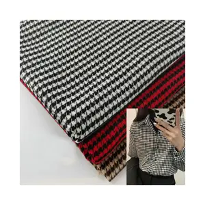 Woven checked plaid fabric Mexixo CVC yarn dyed 65% cotton 35% polyester flannel fabric brushed yarn dyed fabric
