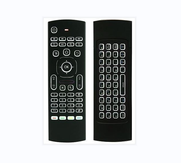 MX3 Air Mouse 6-axis Gyroscope + QWERTY Keyboard + IR Learning + Backlit