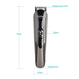 Tondeuse électrique multifonction <span class=keywords><strong>Kemei</strong></span> KM-<span class=keywords><strong>600</strong></span> 6-en-1 avec tondeuse à nez et alimentation USB pour hôtels - Product Image 2