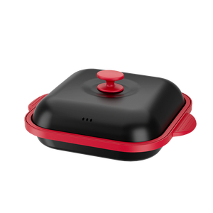 Microwave Oven Cooking <strong>Grill</strong> <strong>Pan</strong> Baking Tray Preseasoned Coating Silicone Nonstick <strong>Frying</strong> <strong>Pan</strong> Cookware Set Non Stick <strong>Grill</strong> <strong>Pan</strong> - Product Image 1