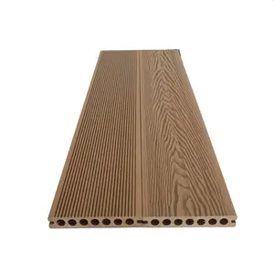 Gazebo piastrelle per pavimenti in plastica per esterni prezzo in legno di Teak materiali da costruzione economici tavole per pavimenti WPC legno plastica composito Decking Board