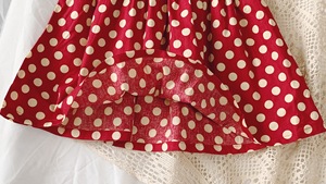 Ropa para Niñas Pequeñas, Vestido de Niña de las Flores para Bebés Recién Nacidos con Puntos de Polka de China - Product Image 5