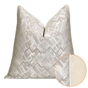 Fodere per <span class=keywords><strong>Cuscini</strong></span> <span class=keywords><strong>Grigio</strong></span> Argento Prezzo di Fabbrica 45x45 50x50, Federe Decorative di Lusso Quadrate per Divano Soggiorno - Product Image 6