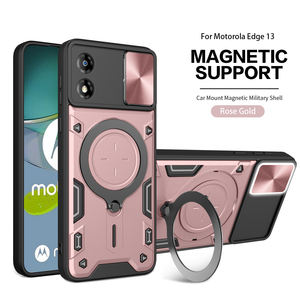 Funda Nueva 2023 para Motorola Edge 40 <span class=keywords><strong>Pro</strong></span>/Edge Plus 2023/X40 con Protección de Lente, Ventana Deslizante, Anillo Metálico y Soporte Magnético - Product Image 4