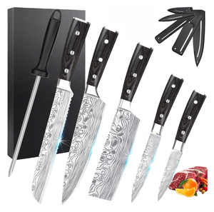 Набор кухонных ножей с деревянной ручкой - Product Image 1
