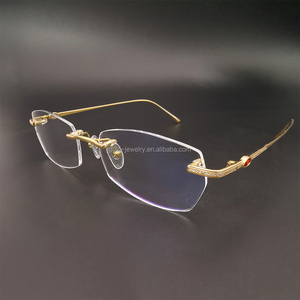 <span class=keywords><strong>แว่นตา</strong></span><span class=keywords><strong>ทอง</strong></span>คำ AU750 <span class=keywords><strong>18k</strong></span> <span class=keywords><strong>ทอง</strong></span>คำแท้สีเหลือง <span class=keywords><strong>แว่นตา</strong></span>แฟชั่นทรงสี่เหลี่ยม ยอดนิยมและขายดี - Product Image 4