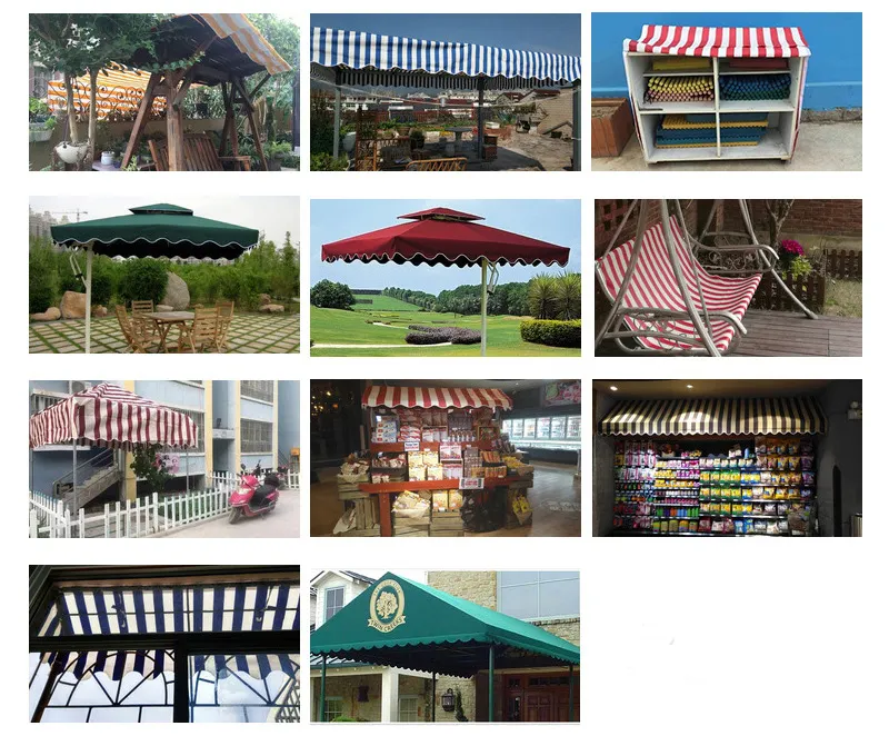 RTS Outdoor Anti UV Not Fade Waterproof 600D Yarn Dyed Oxford Fabric For Awning/Sunshade Umbrella