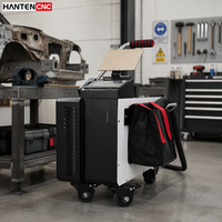 SEAGULL2 200W/300W Outil de nettoyage laser à fibre portatif refroidi par air, type pulsé, pour décapage de rouille et de peinture, préservation du matériau de base