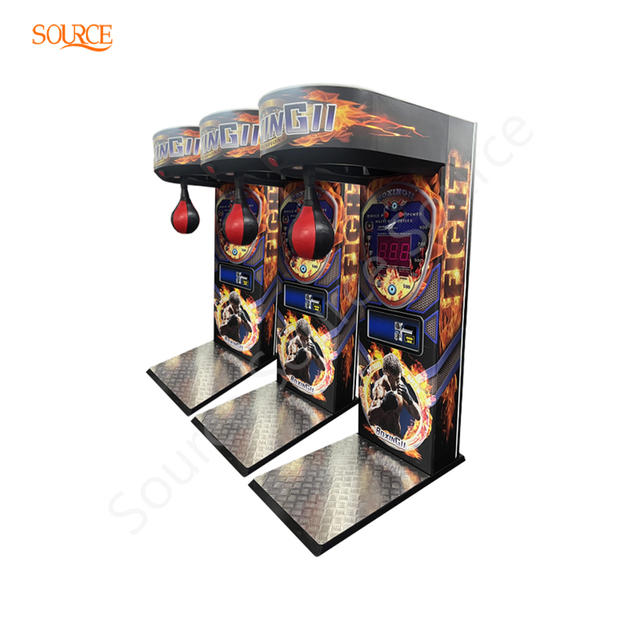 SOURE Best Price Heavy Duty Interactive Commercial Fitness Punching Boxing Punch Measure Machine for Sale Amusement Park Center