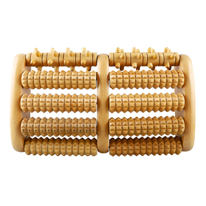 Ensemble d'outils de thérapie en bois naturel, masseur facial pour le modelage du corps, instrument de thérapie en bois pour les pieds - Product Image 4