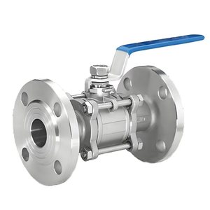 Nhà Máy Bán Hàng Trực Tiếp Ba Mảnh Bóng Van Mặt Bích Bóng Van Thép Không Gỉ - Product Image 3