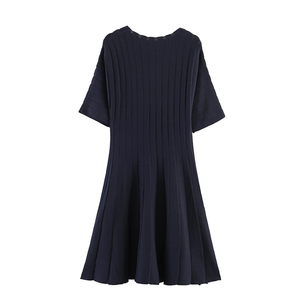 SHENZHU <span class=keywords><strong>Robe</strong></span> Courte Chic et Tendance en Tricot Uni pour <span class=keywords><strong>Femme</strong></span>, Nouvelle Collection Printemps 2026, <span class=keywords><strong>Manches</strong></span> <span class=keywords><strong>Courtes</strong></span>, Col Rond, Vestidos <span class=keywords><strong>Robe</strong></span> Mujer - Product Image 3