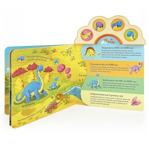 Livre audio sur les <span class=keywords><strong>dinosaures</strong></span> avec fonction sonore et 5 rabats - 12 sons de <span class=keywords><strong>dinosaures</strong></span>, jouet interactif pour les tout-petits garçons - Product Image 2