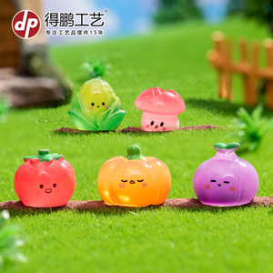 Dp Resin Vegetable Figurine <b>Miniature</b> Garden Ornament Home Decoration Craft Gift - Product Image 2