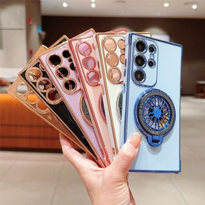 Étui de support arrière en TPU souple pour <span class=keywords><strong>Samsung</strong></span> Galaxy S25 S24 S23 S22 <span class=keywords><strong>S21</strong></span> Ultra S20 <span class=keywords><strong>FE</strong></span> + housse de protection d'objectif de téléphone - Product Image 6