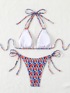 Venta al por mayor de trajes de baño Chubby Custom Manufacturer Brazilian Set Women Dental Floss Extreme Mini Micro Bikini - Product Image 3