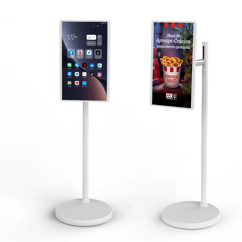 شاشة Incell تعمل باللمس مقاس 27 بوصة تعمل بشاشة عالية الوضوح بالكامل مع منفذ USB وIPS وشاشة LCD تعمل بنظام Android مناسبة للمكاتب والفصول الدراسية والتعليم