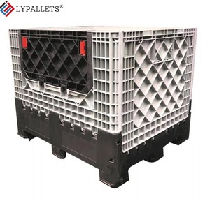 Lypallets 1200*1000Mm Công Nghiệp Stackable Nhựa Số Lượng Lớn <span class=keywords><strong>Container</strong></span> Đóng Mở Hộp <span class=keywords><strong>Pallet</strong></span> Nhựa - Product Image 4