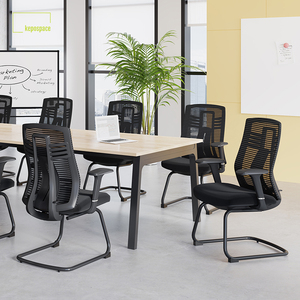 Chaise de conférence à accoudoirs fixes à prix réduit, chaise de réunion, chaise d'attente pour <span class=keywords><strong>personnel</strong></span>, chaise de visiteur moderne, chaise de formation de bureau avec support lombaire - Product Image 6