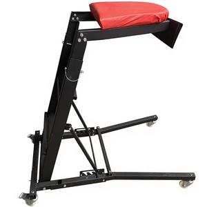 Carretilla de <span class=keywords><strong>taller</strong></span> plegable de altura ajustable para motor, capacidad de 400 lb, con ruedas rodantes para reparación de automóviles en garajes y talleres - Product Image 2