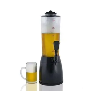 新しいデザインのバーレストラン使用ビールドリンク冷却タワーワイン飲料ビールタワーディスペンサーアイスチューブ2.5L