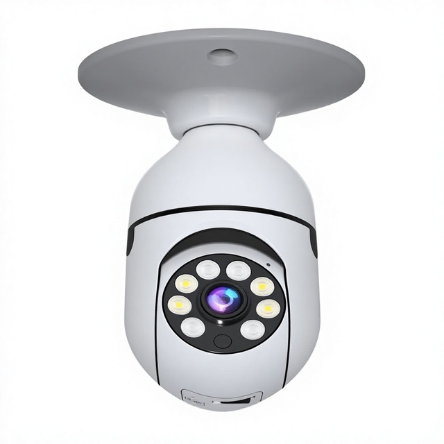 ZYKD Factory-customized 5G Dual-band Bulb Camera HD Night Vision  Smart Wireless PTZ E27 Base ICSEE Monitoring Model Q09